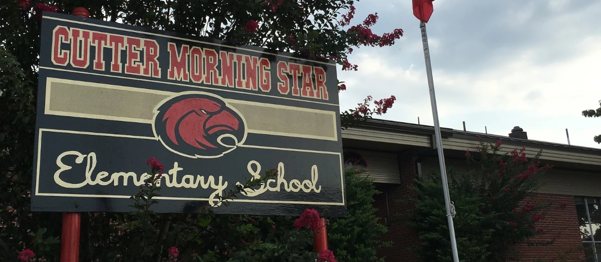 Cutter Morning Star campus entrance and school sign
